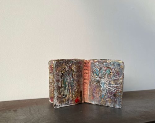 Tafelboekje mixed media 6 x 7,5 cm.